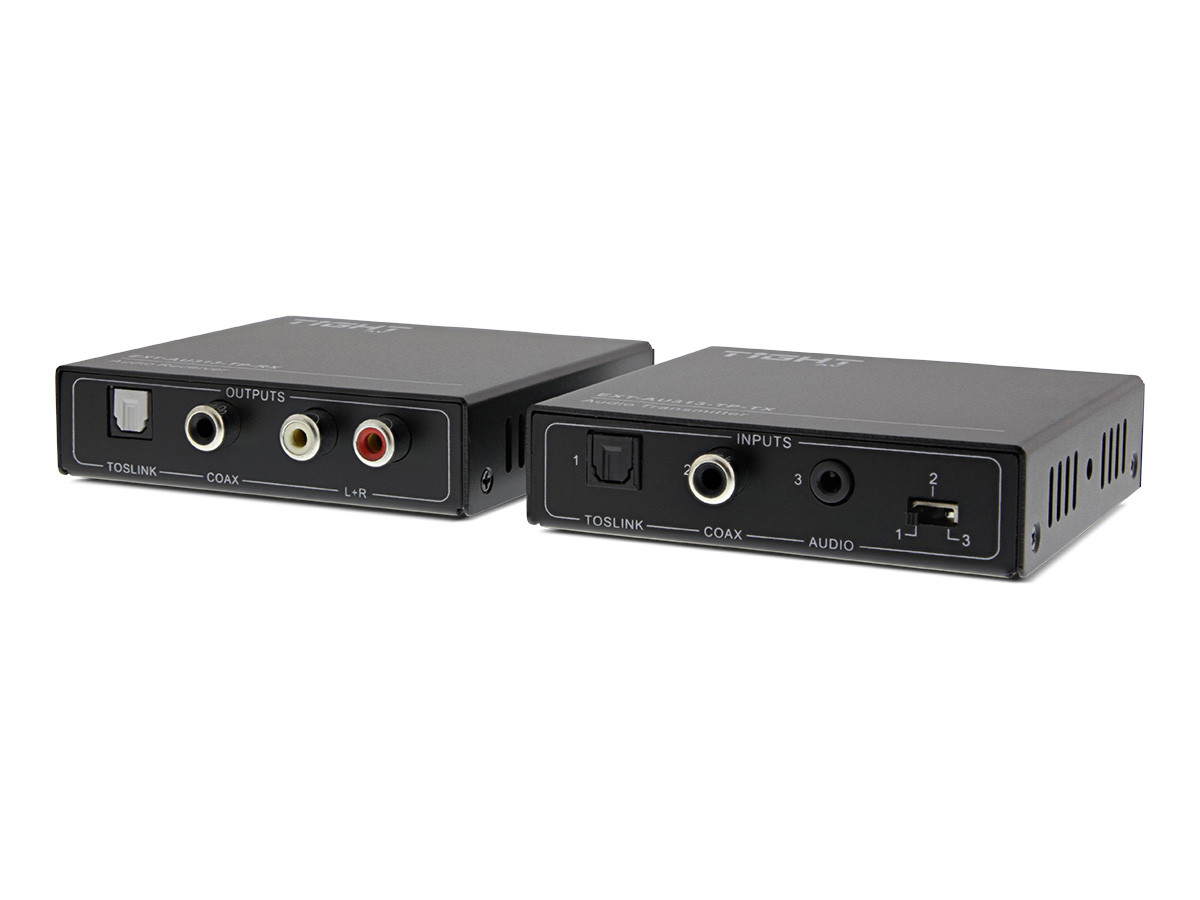 EXT-AU313-TP paplašinātājs analogai un digitālai skaņai, izmantojot TP