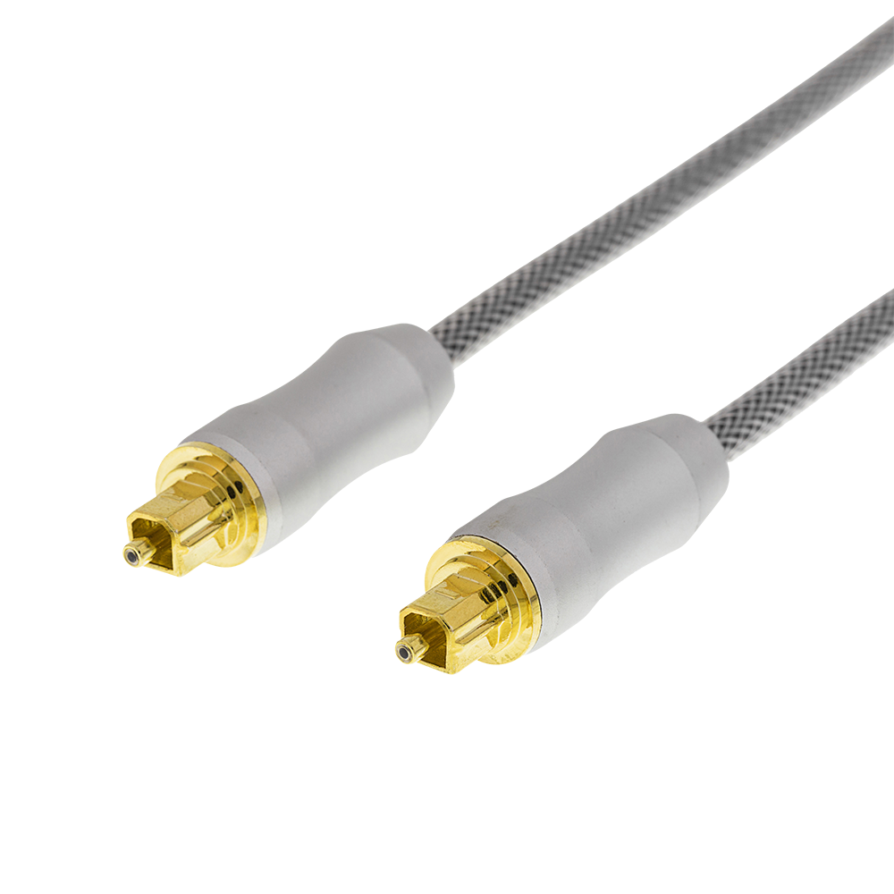 High End Toslink Cable DELTACO optical cable for digital audio, 1m, black / TOTO-11-K / R00190001