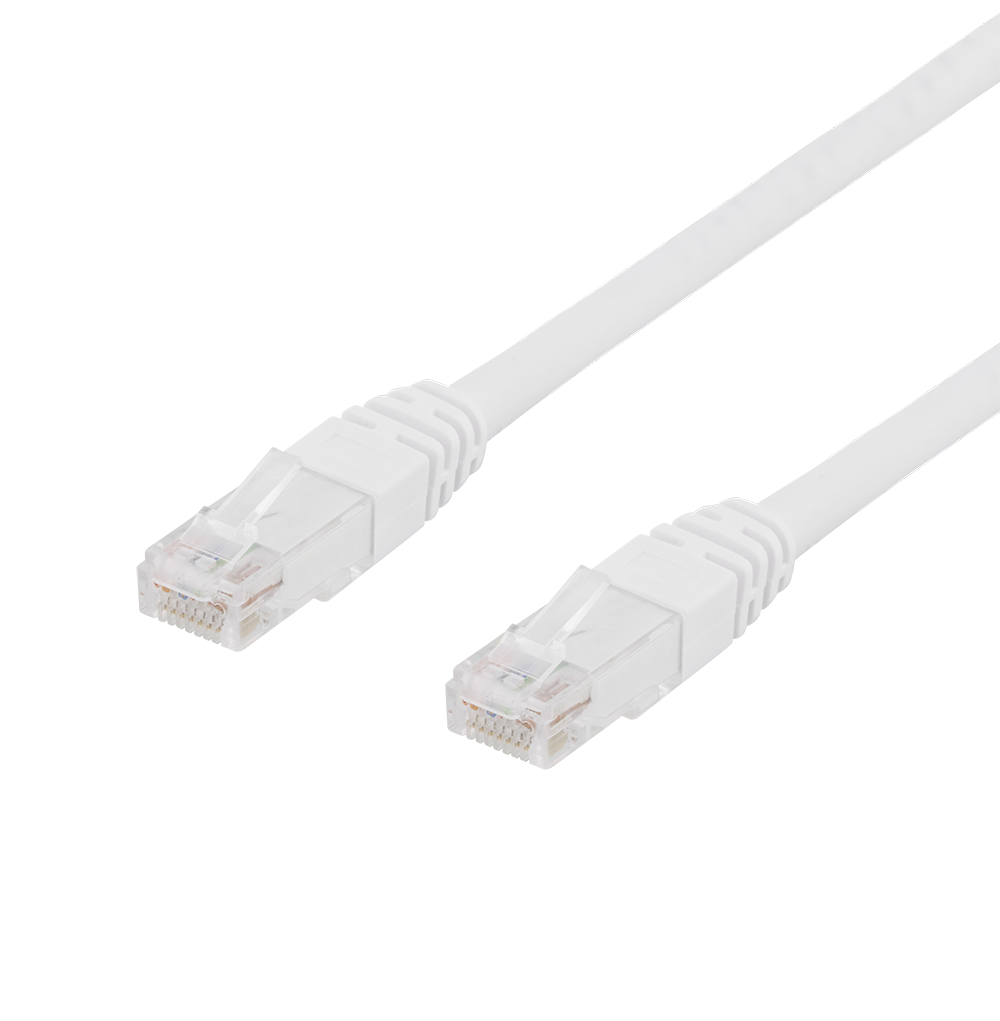 Network cable DELTACO U/UTP Cat6, 10m, white / TP-610V-K / R00210003