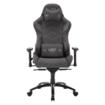 L33T Gaming - Elite V4 spēļu krēsls (SOFT CANVAS) Tumši pelēks dekors