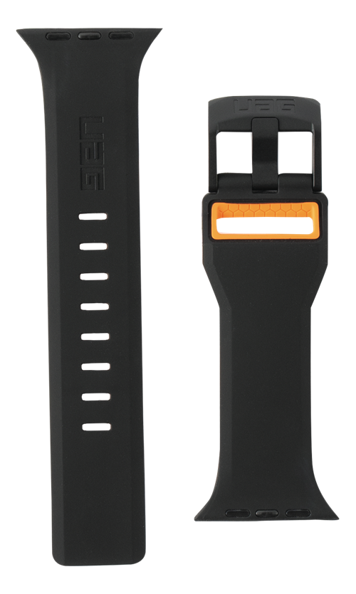 UAG Apple Watch 44mm / 42mm civilā siksna melna / oranža
