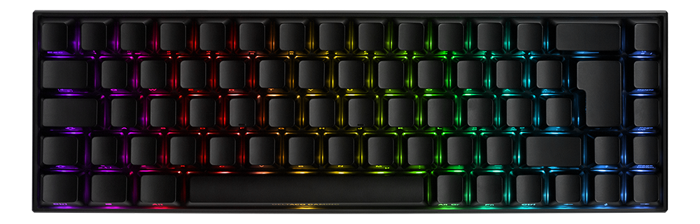 DELTACO GAMING DK440R bezvadu 65% tastatūra, simboli priekšpusē, Lielbritānijas izkārtojums