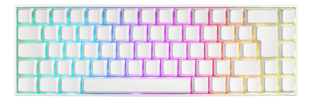 WHITE LINE WK95R bezvadu 65% tastatūra, simboli priekšpusē, Lielbritānijas izkārtojums