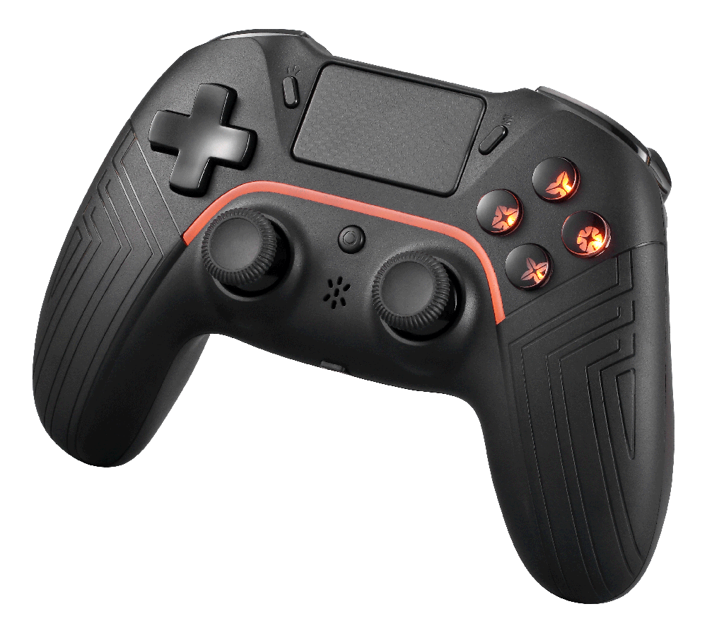 DELTACO GAMING Playstation 4 bluetooth kontrolieris, melns