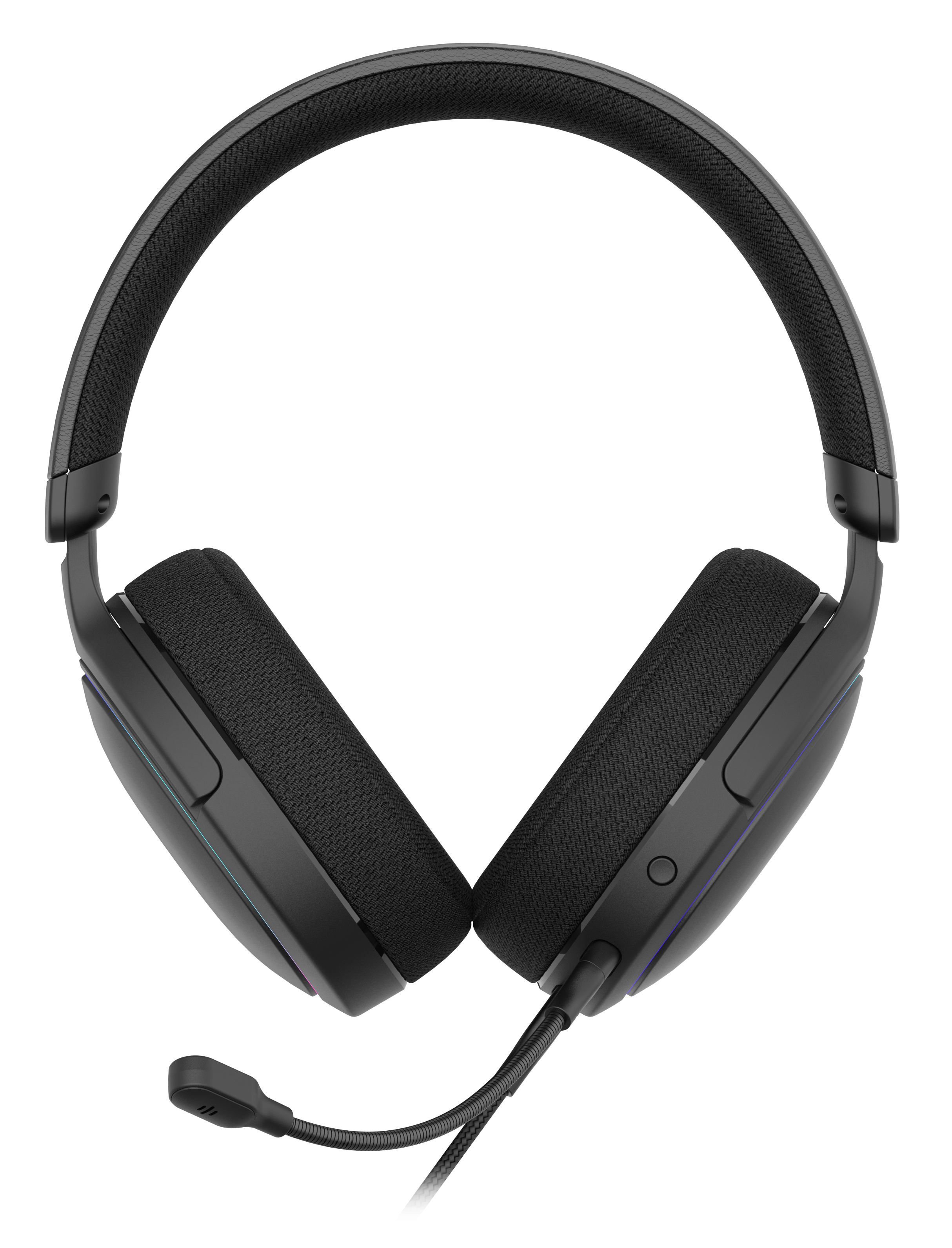 Lightweight USB gaming headset DELTACO GAMING, 7.1 surround sound, memory foam, RGB, black / GAM-162 / 4222232