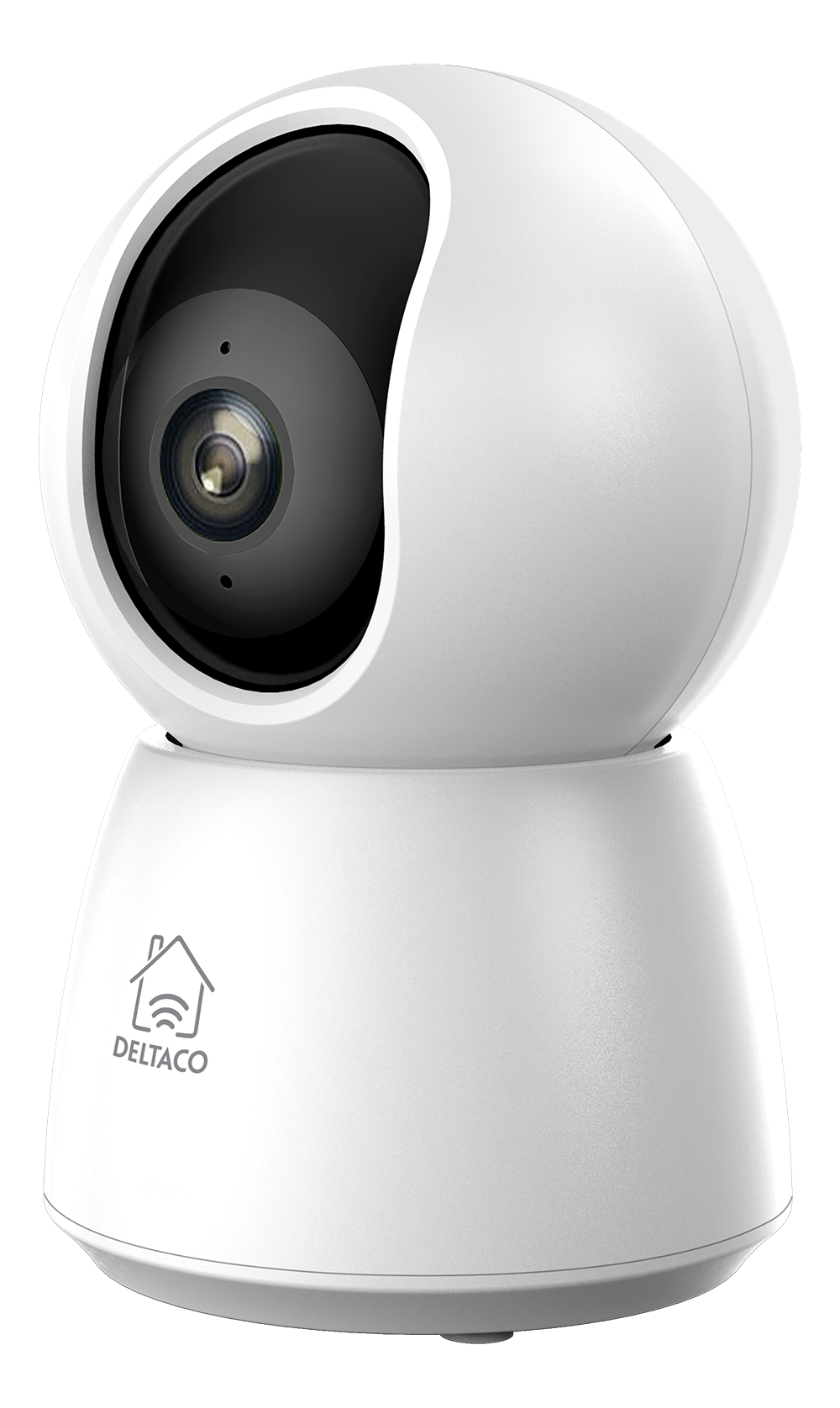 DELTACO SMART HOME WiFi kamera ar motorizētu panoramēšanu un slīpumu, divvirzienu audio,
