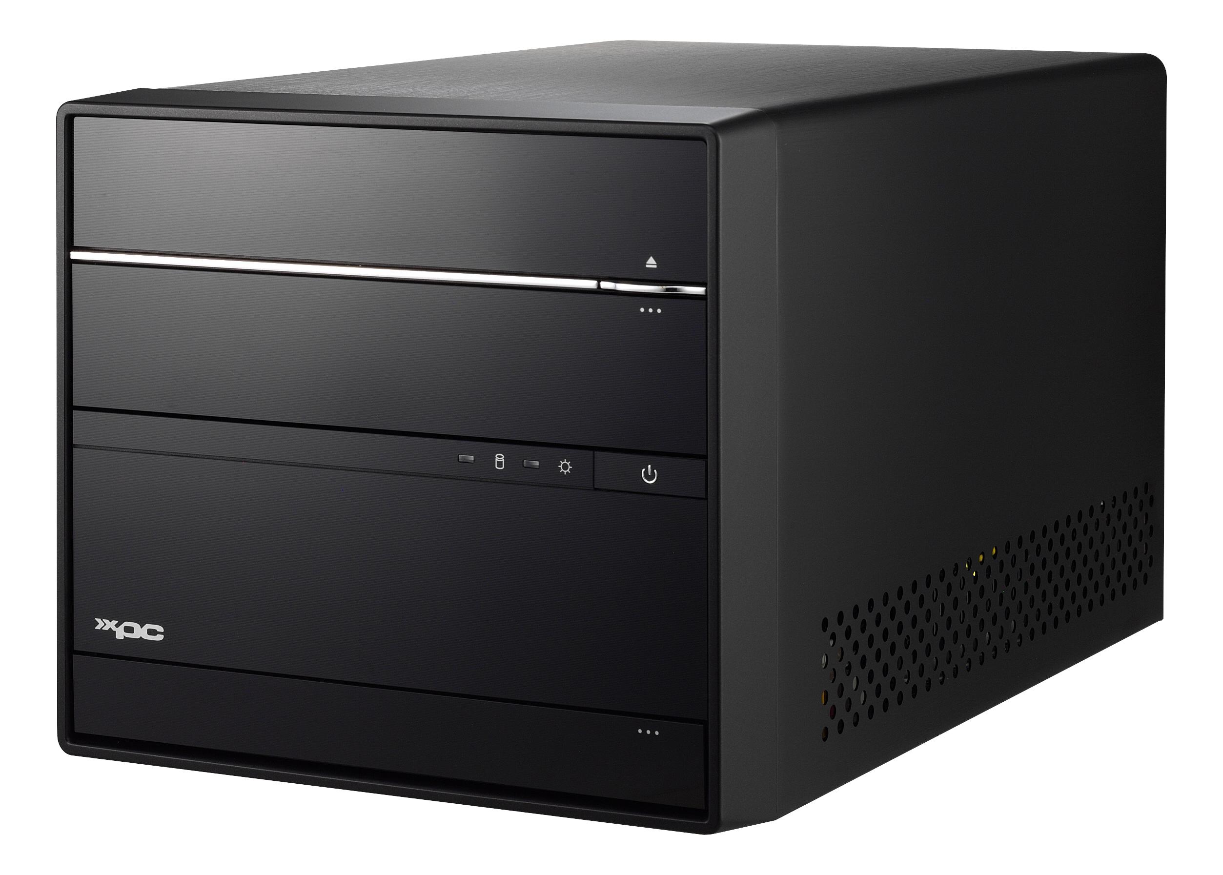 Shuttle XPC Cube barebone, H370, S1151v2, melns