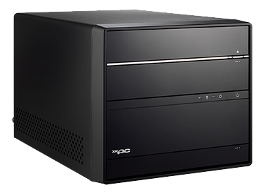 Shuttle XPC Cube barebone, SH370R6V2, melns