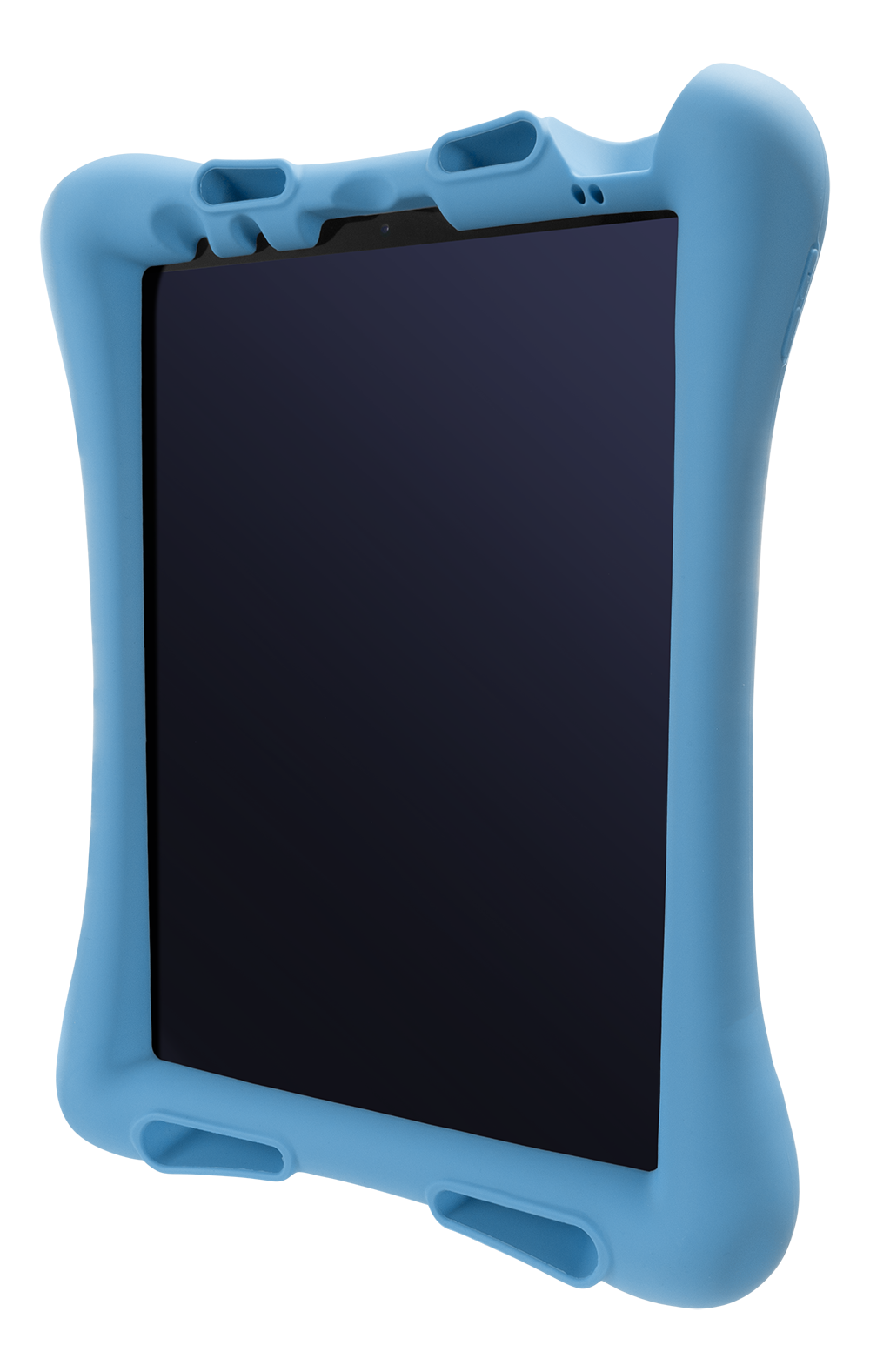 DELTACO silikona korpuss iPad Air 10.9 "/ Pro 11" 2020/2021, statīvs, zils