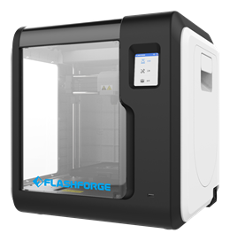 FlashForge Adventurer 3, 3D printer, wifi, uses 1.75mm PLA filament, black / white ADVENTURER3