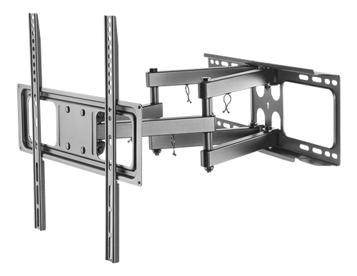 DELTACO, pilna kustības trīsvirzienu siena, 32 "-55", 40 kg, 200x200-400x400