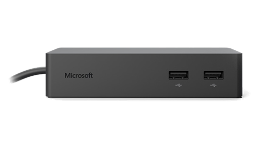 Microsoft Surface dock, USB 3.0, Gigabit Ethernet, headphone jack, black  DEL1009860 / PD9-00008