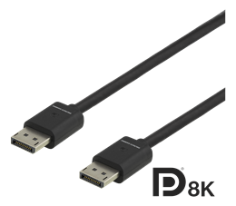 Cable DELTACO GAMING DisplayPort,  2m, black / GAM-060