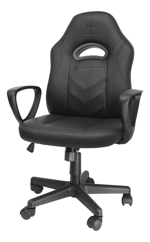 DELTACO GAMING Junior krēsls, 100 mm gāzes pacēlājs, PU-āda, regulējams augstums