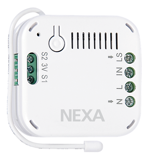 Nexa Z-Wave built-in receiver, relay (on / off), white / GT-779