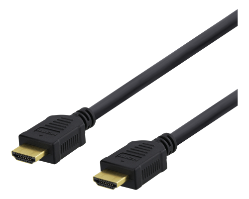 DELTACO ātrgaitas HDMI kabelis, 5m, Ethernet, 4K UHD, melns