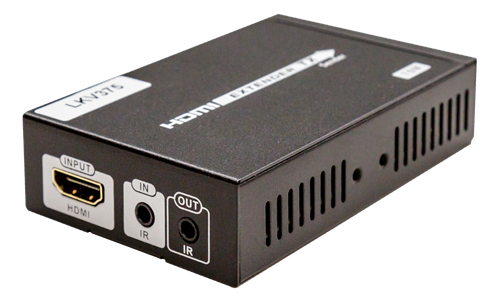 HDMI extension DELTACO HDBaseT, UltraHD, IR, 100m, CEC, HDCP, black / LKV375-100 / HDMI-257