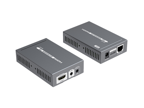 HDMI amplifier DELTACO 70m, PoE, HDBase T, black / LKV375N / HDMI-273