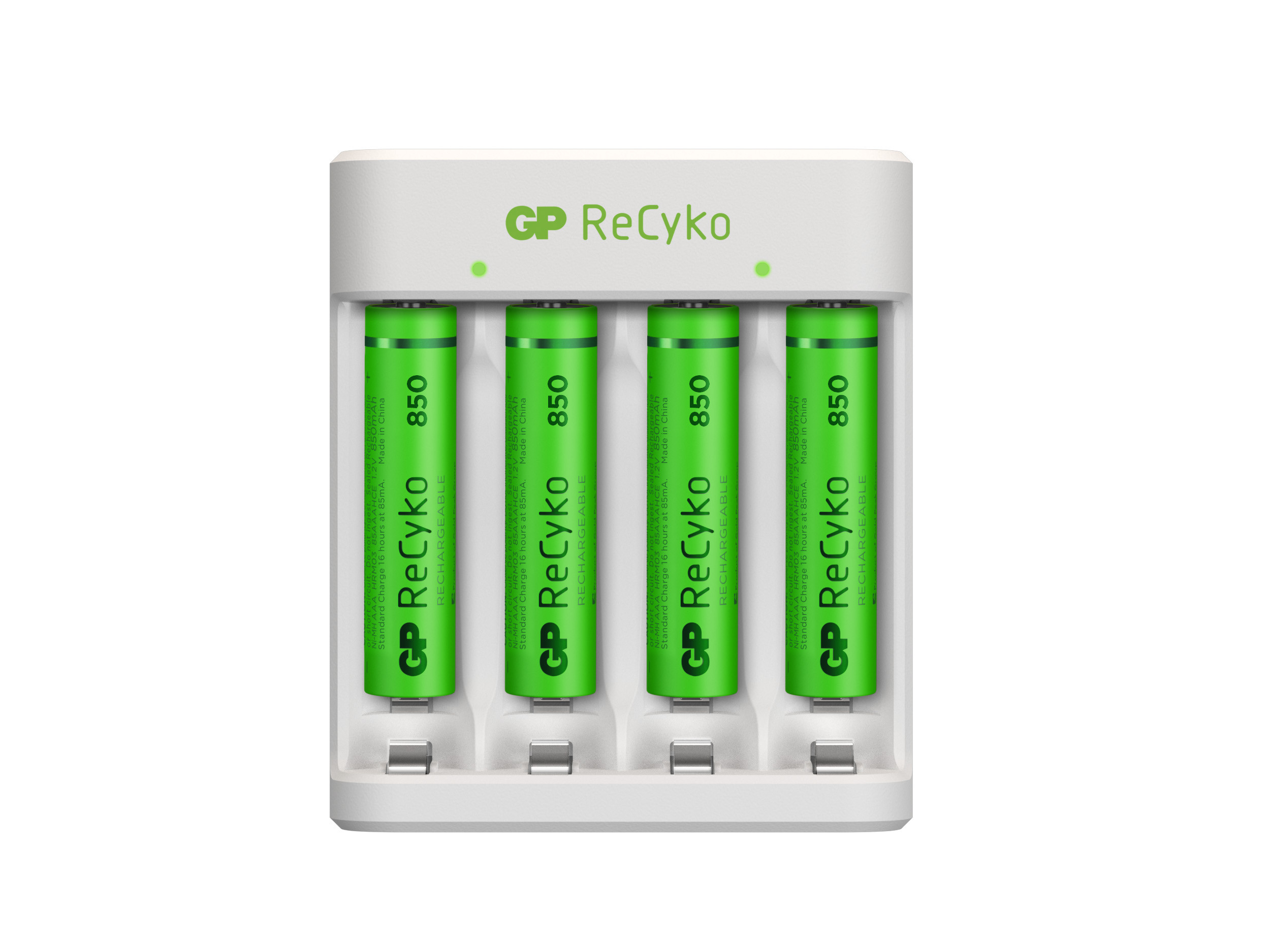 Battery charger GP ReCyko w/4xAAA 850mAh (PB) / 6550361
