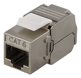 FTP Cat6 keystone connector, shielded, 22-26AWG DELTACO / MD-108