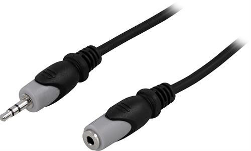 DELTACO Audio kabelis 3,5 mm ha - ho, 2m