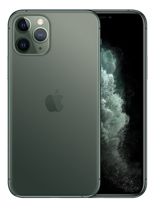 Apple iPhone 11 Pro - Dual SIM - 4G - 256 GB - 5.8 "- 2436 x 1125 (458 ppi) - Super Retina XDR Display (12 MP front camera) - midnight green / MWCC2QN/A