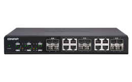 QNAP QSW-1208-8C Switch, 12x RJ45 ports, 12x SFP + sites, 10GbE, 802.3az, black / QSW-1208-8C