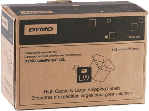DYMO lielas ietilpības liela piegāde 102x59mm (2 ruļļi)