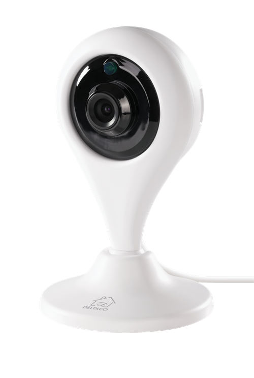 DELTACO SMART HOME network camera for indoor use, 720p, WiFi 2.4GHz
