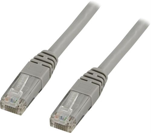 DELTACO U / UTP Cat6 patch cable, 20m, 250MHz, Delta-certified, LSZH, gray / TP-620