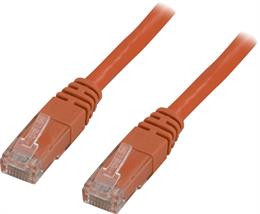 Cable DELTACO UTP 5.0m, CAT6 orange / TP-65-OR