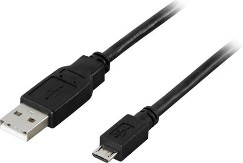 Cable DELTACO USB 2.0, 5 pin, 3m, black / USB-303S