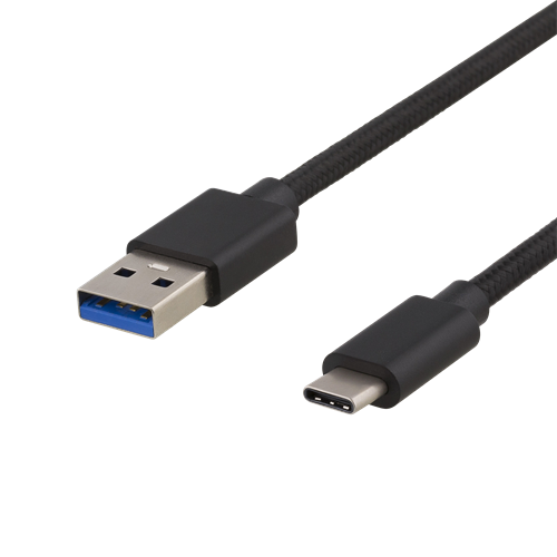 Cable DELTACO USB 3.1, USB-C, 1m, black / USBC-1284