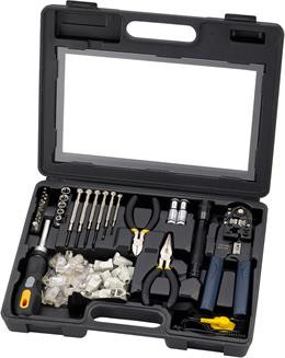 Tool Kit, Deltaco Sprotek STK-985, black / VK-257 