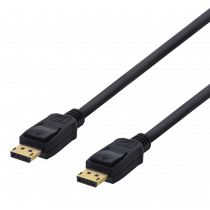 DELTACO DisplayPort kabelis, DP 1.2, 2m, svart