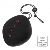 STREETZ water resistant Bluetooth speaker, IPX5, TWS, Bluetooth 4.2, 1x6W, black / CM750