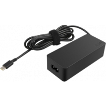65W Power adapter, USB-C, smart voltage Lenovo black / DEL1009875