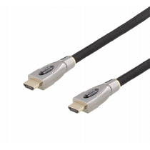 DELTACO PRIME active HDMI cable, 10m, Textile, HDMI High speed with Et