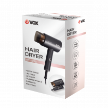 Travel hair dryer with foldable handle VOX HT1035