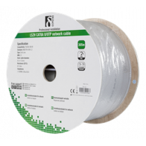DELTACO U / UTP Cat6a installation cable, 305m, 500MHz, Delta-certified, LSZH, gray / TP-57
