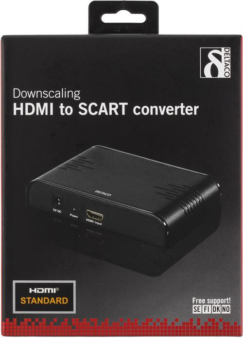 Converter DELTACO HDMI to SCART PAL HDMI SCART2 AV Converters