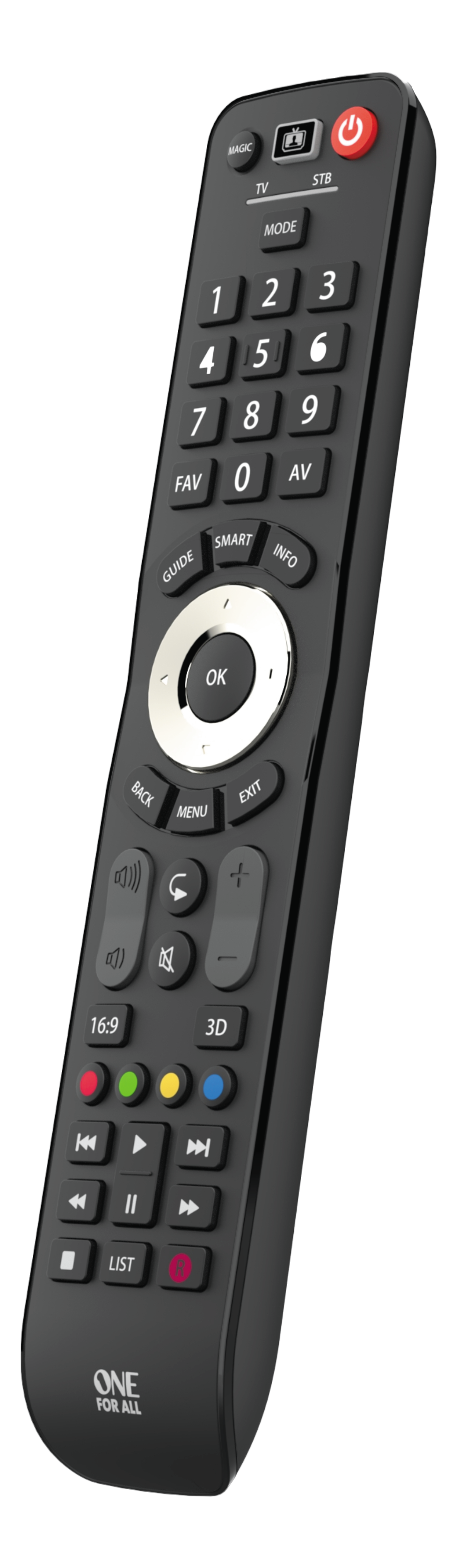 Universal Remote Control Replacement ONE FOR ALL / URC7125, Evolve 2 / 188679