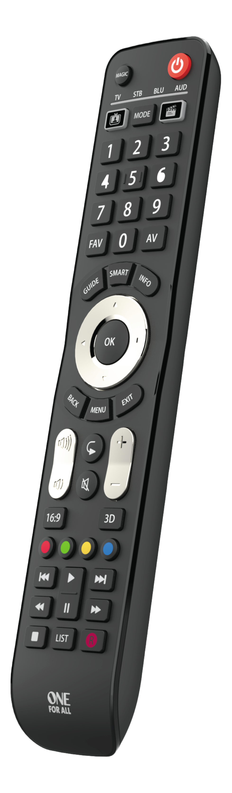 Universal Remote Control Replacement ONE FOR ALL / URC7145, Evolve 4 / 188680