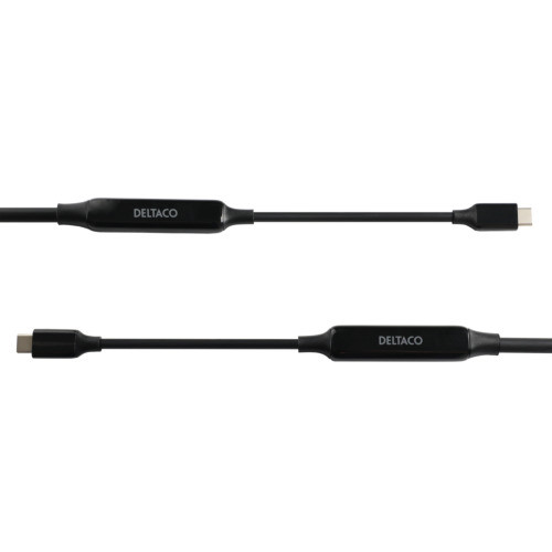 Cable DELTACO USB-C C-C active, 10Gbps, 3A, 5m / 1902003