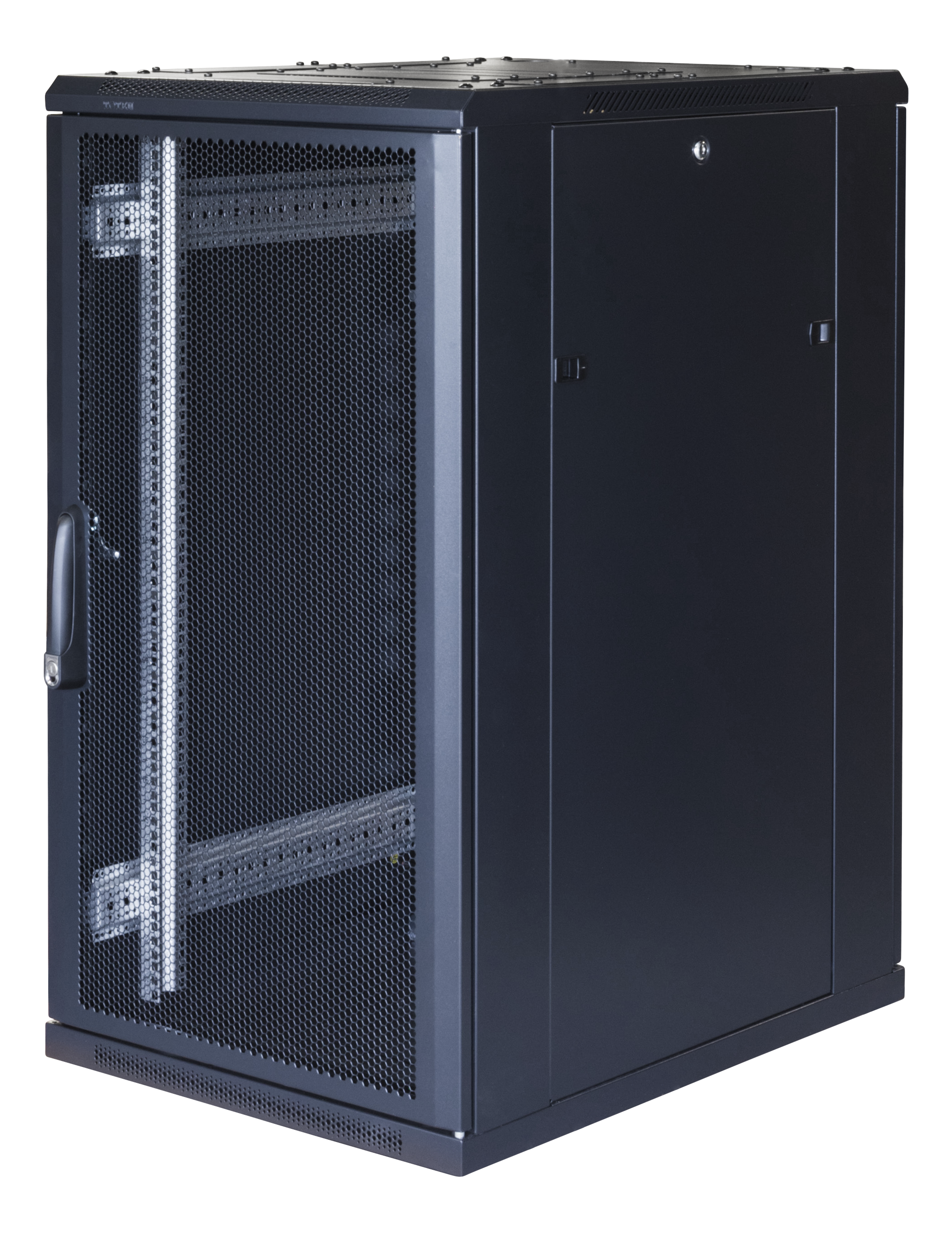 19" cabinet TOTEN, System G, 22U, 600x800, perforated doors, 800kg load, black / G3.6822.9801 / 19-G6822PP