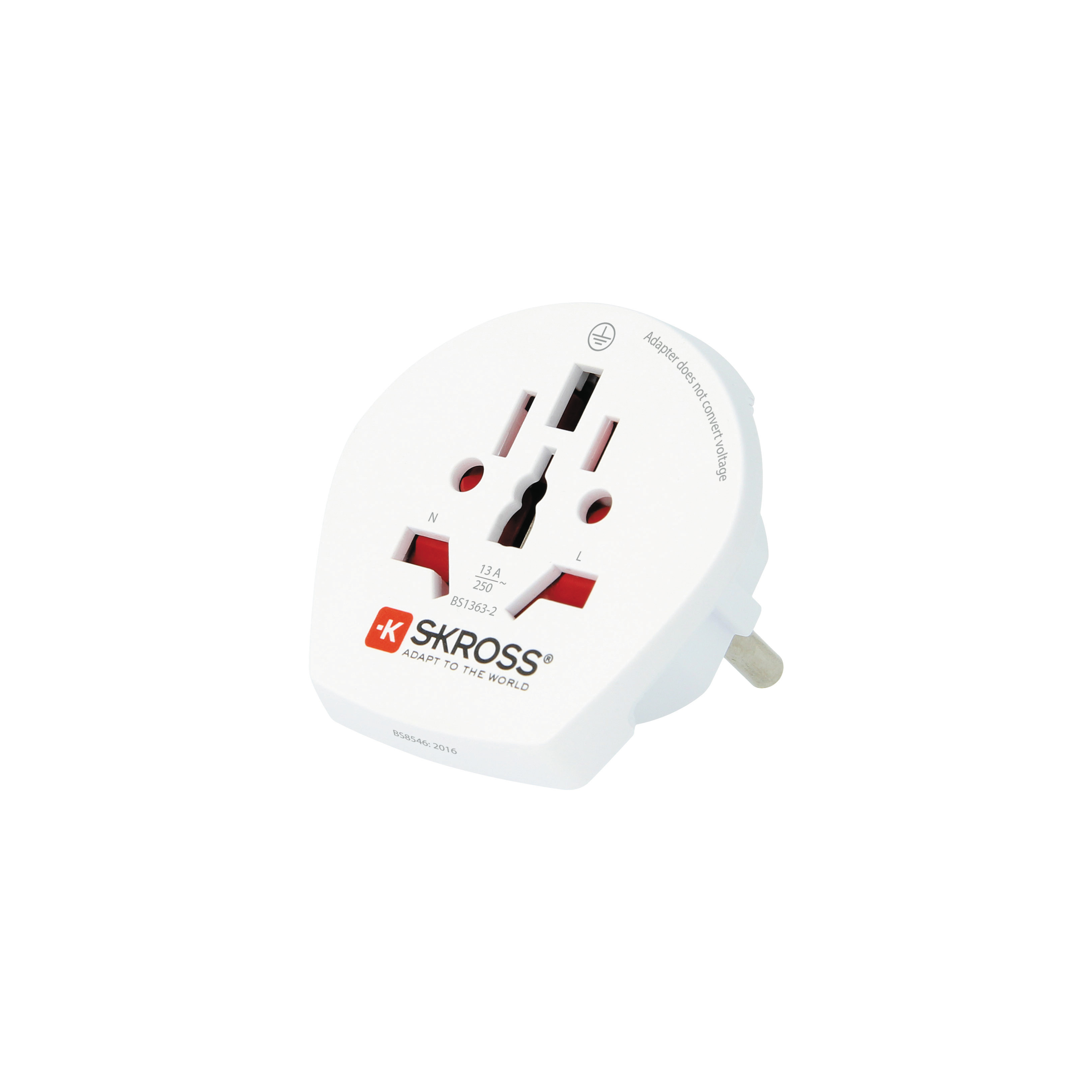 SKROSS Single Adapter Europe, Travel adapter from world to CEE 7/4-out