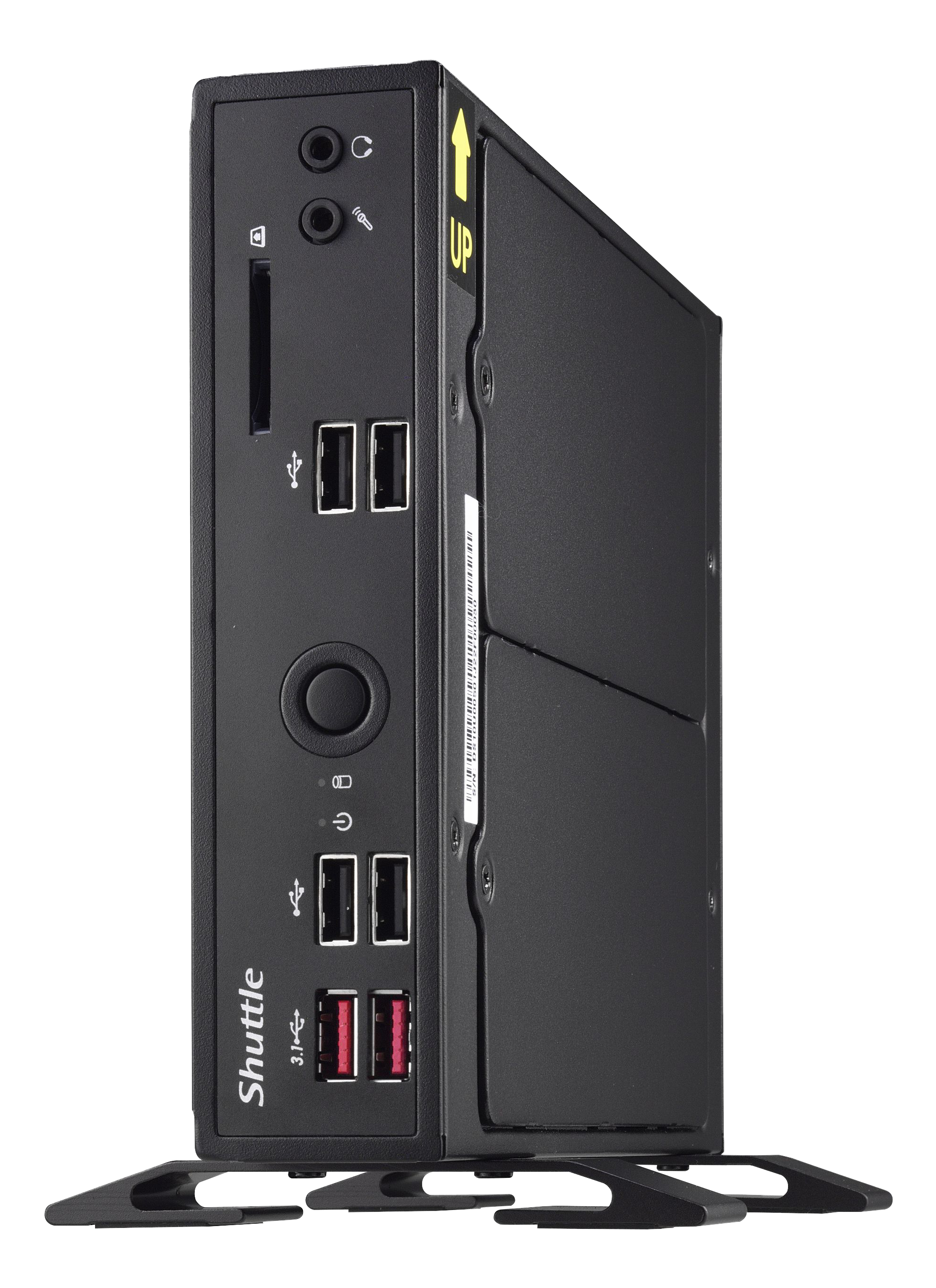 Slim PC Shuttle XPC, Core i5 8265U, 1.6 GHz ULV, UHD Graphics 620, GigE, black / PEB-DS10U511 / DS10U5