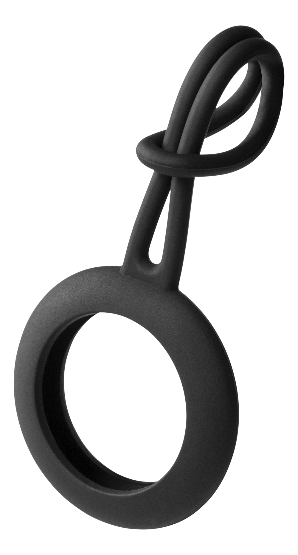 Apple AirTag case DELTACO silicone hanger, black / MCASE-TAG13