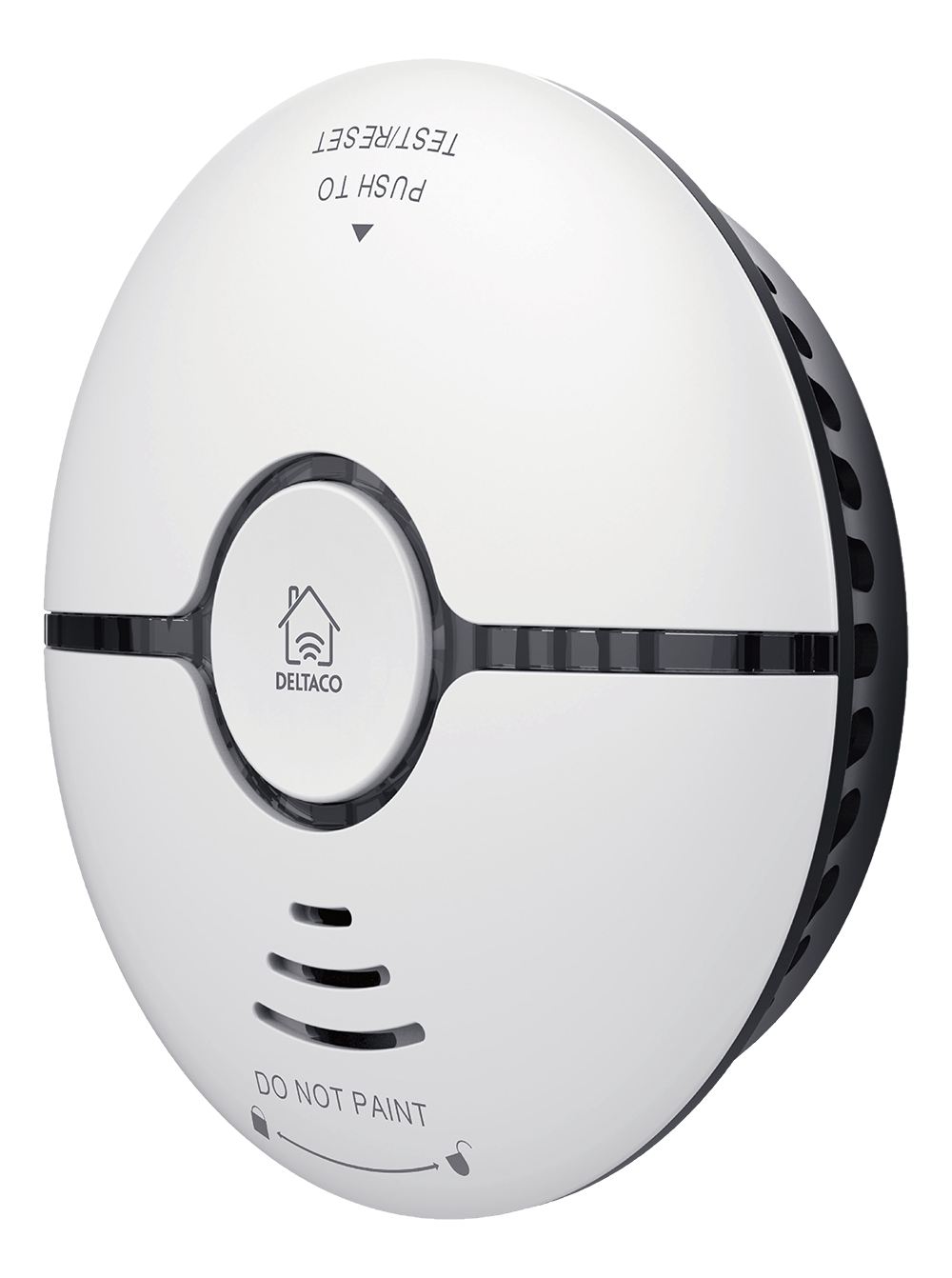 WiFi smoke alarm DELTACO SMART HOME sound&light, white / SH-WS03