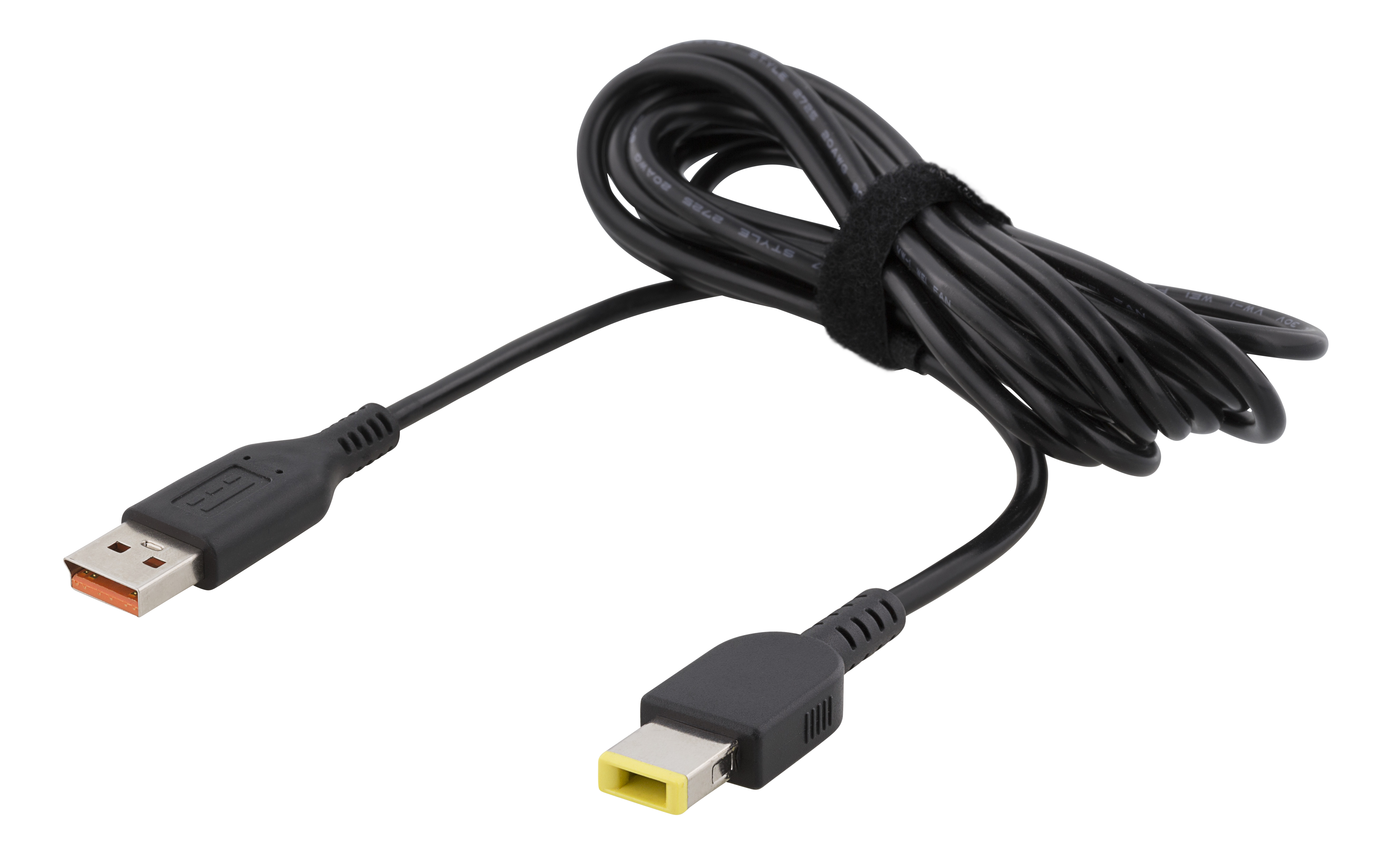 Power adapter DELTACO YOGA3 USB, 2.5 m, black / SMP-KA110